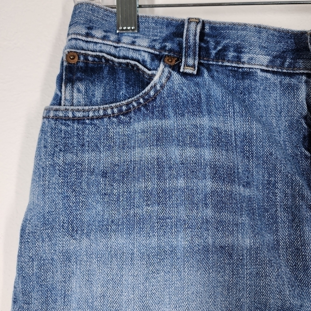 GAP BOY FIT HIGH RISE DENIM SHORTS - Picture 4 of 5